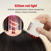 EMS Scalp Massager Comb with Red Light Therapy